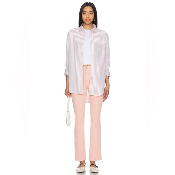 MOTHER Denim - NWT MOTHER THE INSIDER HOVER Jean pink size 27 peach color